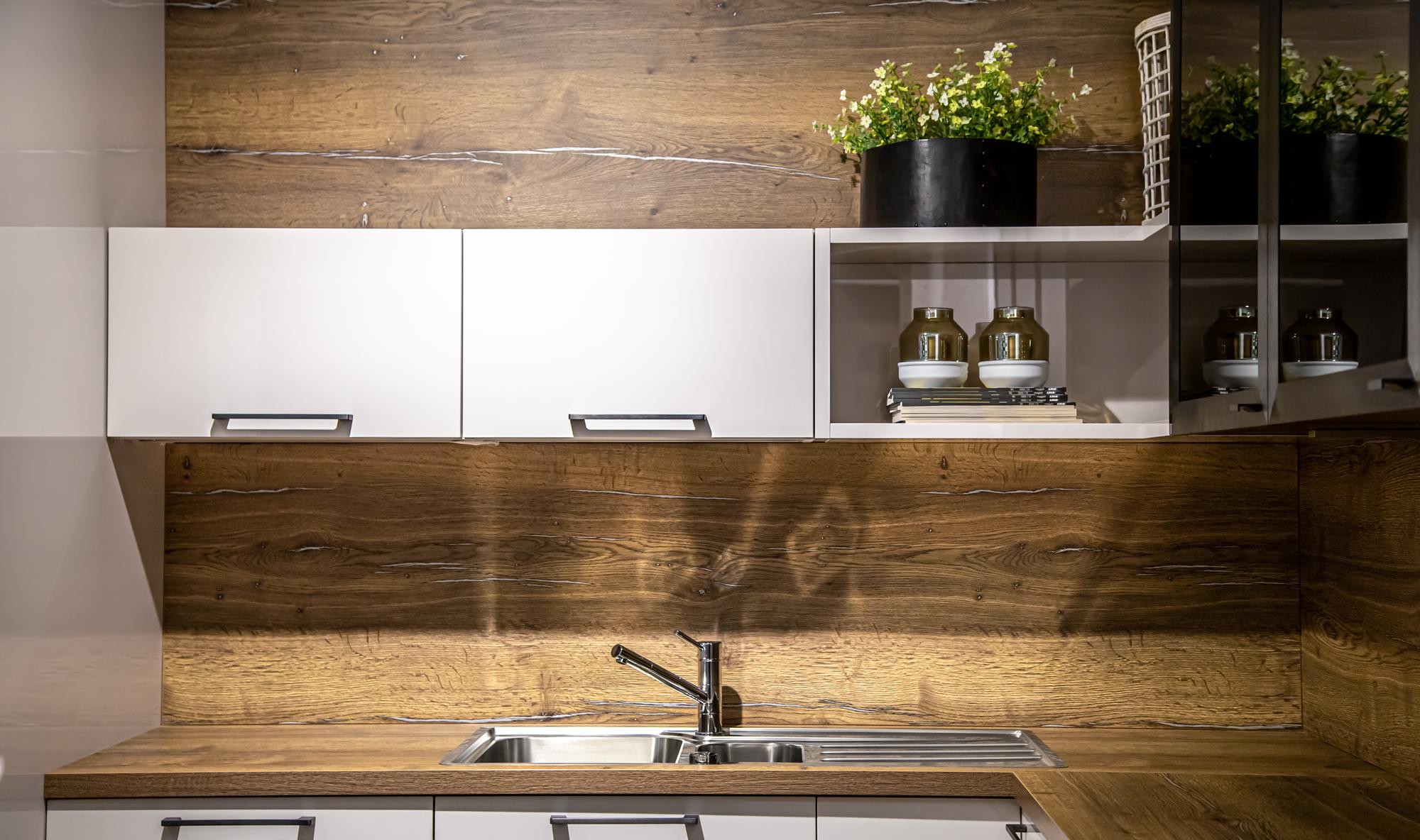 After image showing a clean and restored kitchen sink